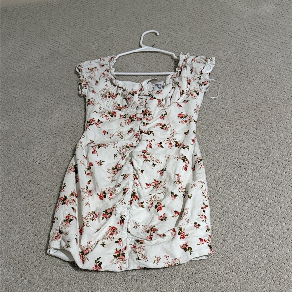 Princess Polly White Floral Dress